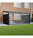 Terrasoverkapping met Glazen dak 506x350 cm
