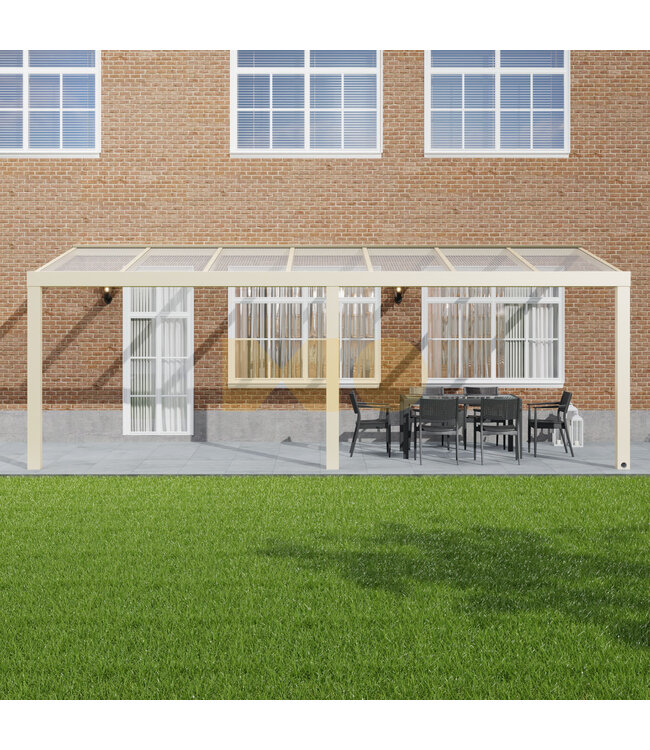 Veranda met Polycarbonaat dak 706x300 cm