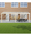 Terrasoverkapping met Polycarbonaat dak 706x250 cm