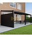 Terrasoverkapping met Polycarbonaat dak 706x250 cm