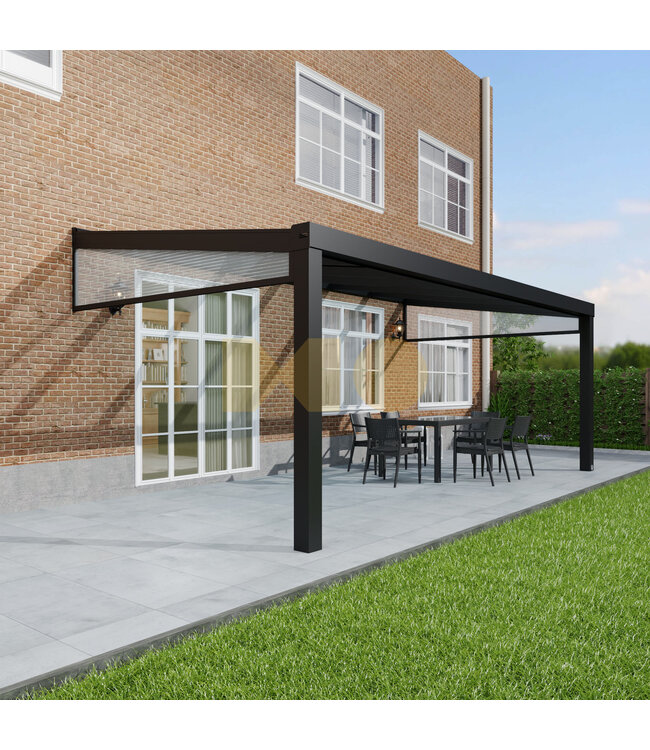 Veranda met Polycarbonaat dak 606x200 cm