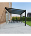 Terrasoverkapping met Glazen dak 606x250 cm
