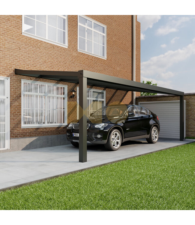 Carport met Polycarbonaat dak 706x300 cm