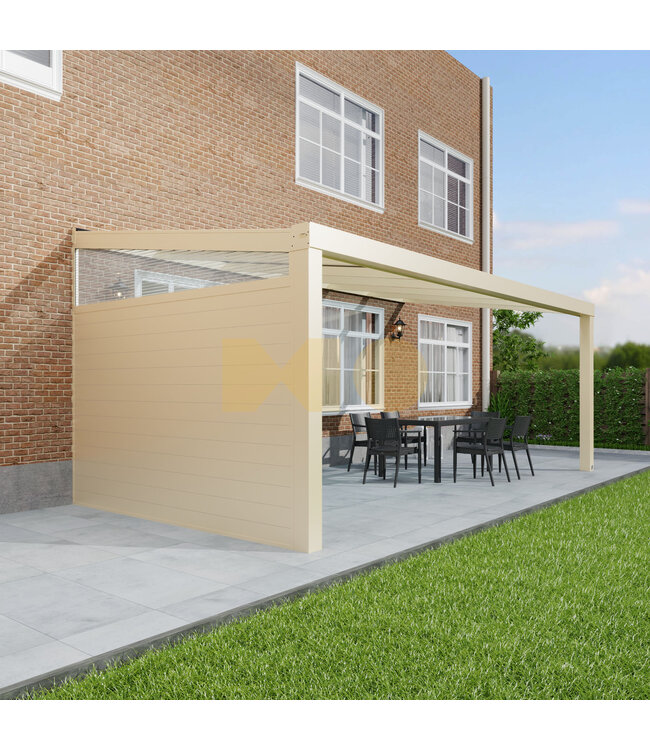 Tuinkamer Polycarbonaat 606x250 cm