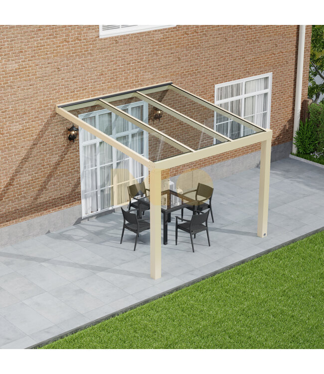 Tuinkamer Glasdak 306x400 cm