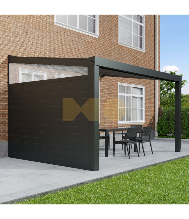 Tuinkamer Glasdak 406x250 cm