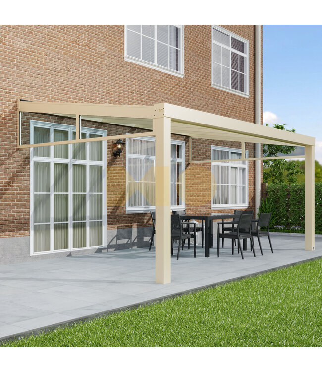 Montage Veranda/overkapping glasdak  met 1 of 2 spieën door vakmannen