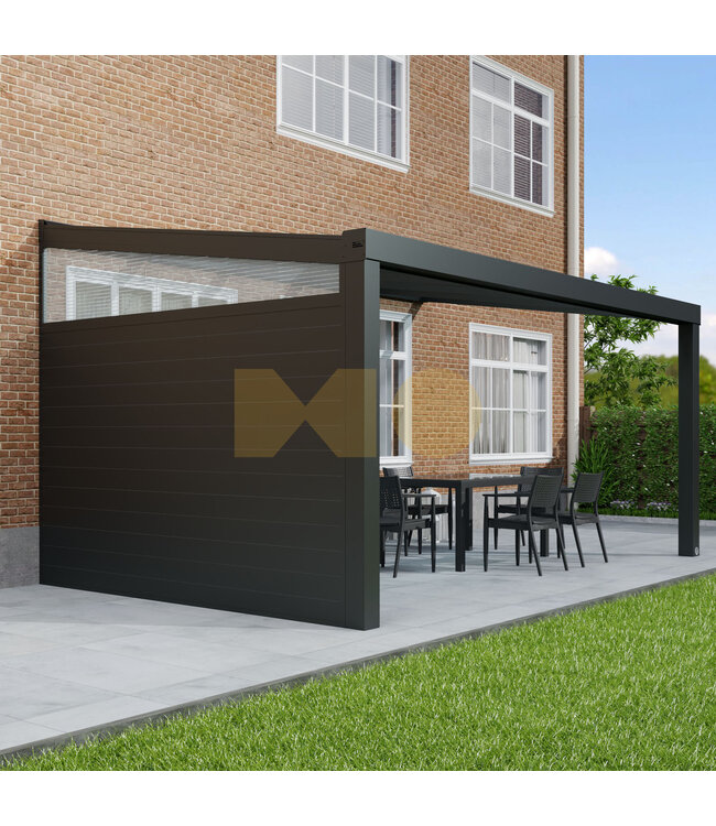 Montage Veranda/overkapping polycarbonaatdak  met 1 of 2 zijwanden door vakmannen