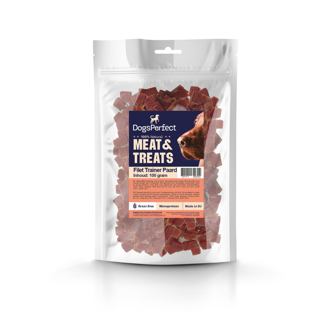 DogsPerfect Filet Trainer Paard 100gr