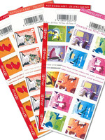 Thème MARIAGE - 10 timbres autocollants - Tarif 1, Belgique