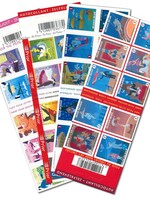 Thème FÊTE - 10 timbres autocollants - Tarif 1, Belgique