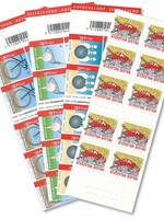 Thème SPORT - 10 timbres autocollants - Tarif 1, Belgique