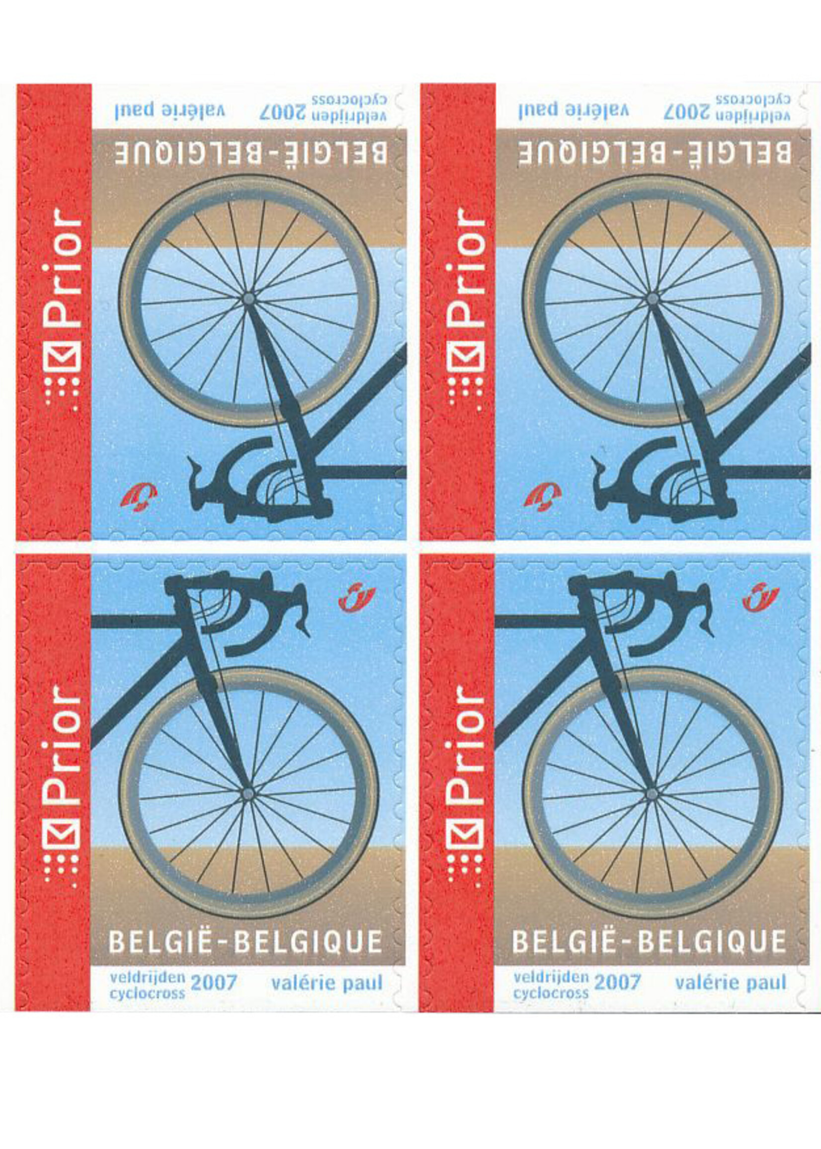 Thème Sport - Carnet de 10 timbres autocollants - Tarif 1, Belgique