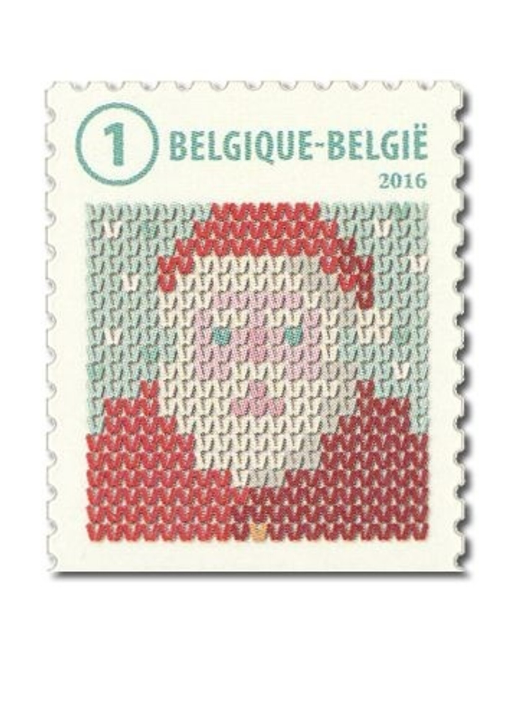 Noël - Père Noël - Carnet de 10 timbres autocollants - Tarif 1, Belgique