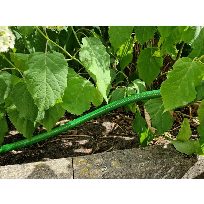 De Wiltfang Tuinslang groen - 20 t/m 50 meter - Biofllex - Anti-alglaag en ozonbestendig - Cadiumvrij