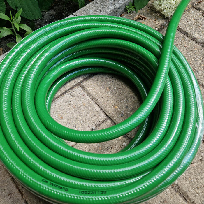 De Wiltfang Tuinslang groen - 20 t/m 50 meter - Biofllex - Anti-alglaag en ozonbestendig - Cadiumvrij