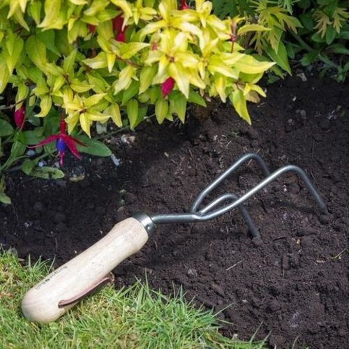 Burgon & Ball RHS Handcultivator - 3 tanden - 29 cm