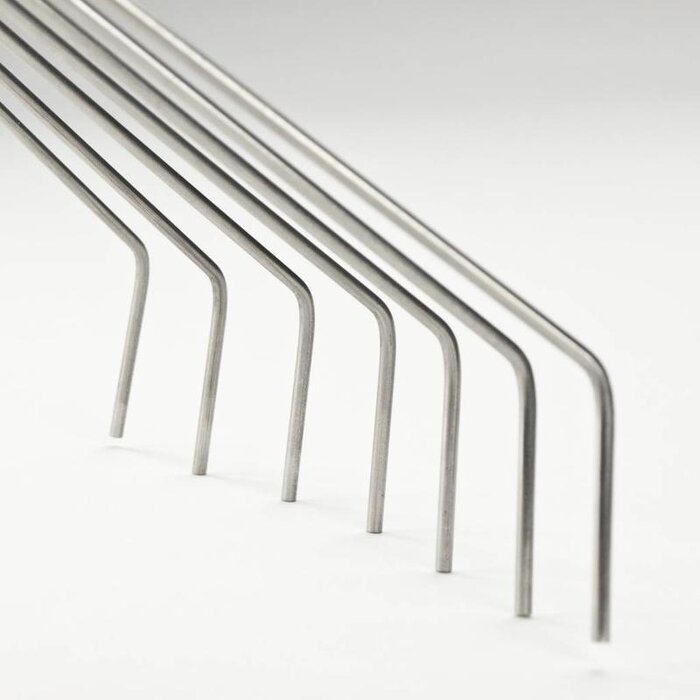 Sneeboer Bladhark RVS - 7 tanden - 158 cm - Border hark