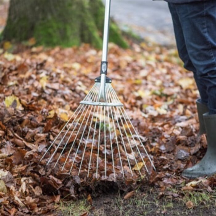 Darlac Telescopische bladhark - 15 tanden - Tot 160 cm