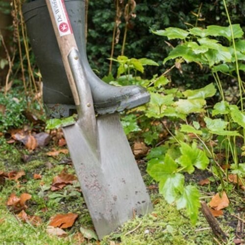Sneeboer Spade met steps - 116 cm