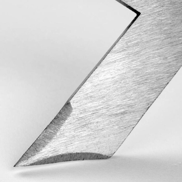 Sneeboer Tegelrits op lange steel - V-model - 166 cm