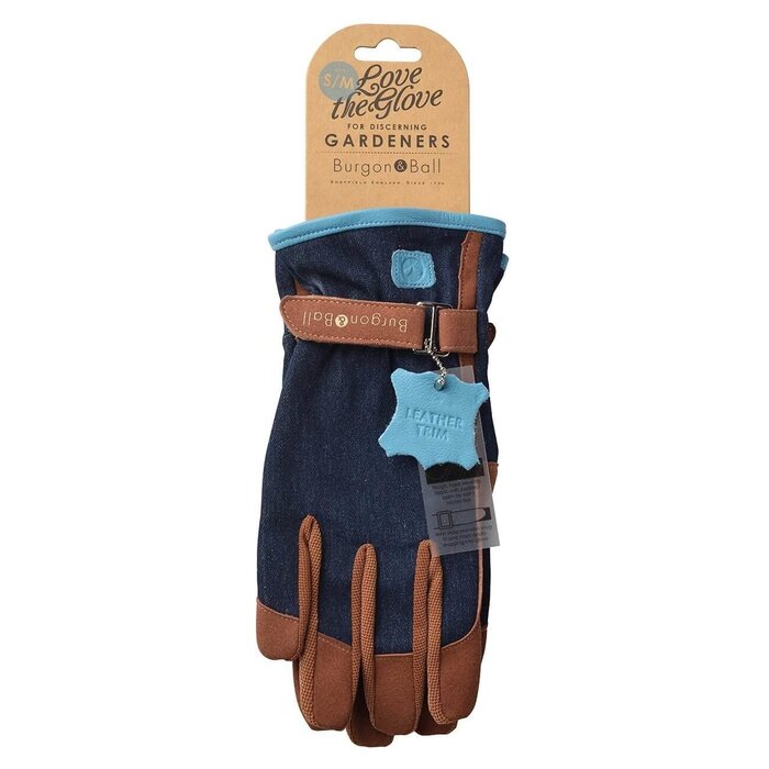 Burgon & Ball Tuinhandschoenen - Denim - Small en Medium