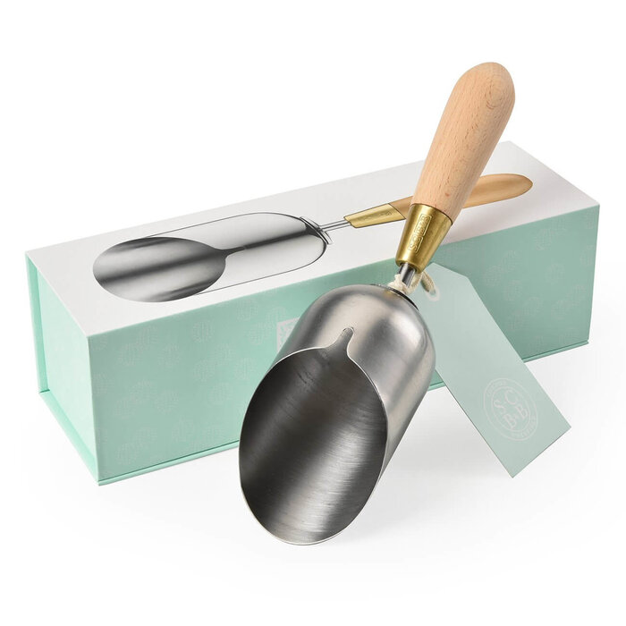 Burgon & Ball Compostschepje - Sophie Conran - RVS en beukenhout
