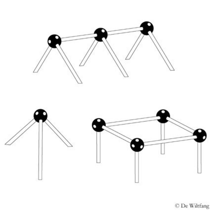 GardenSkill Aluminium buis 100 cm - 12,6 mm