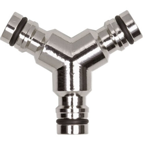 Geka Tuinslang splitter - Chroom