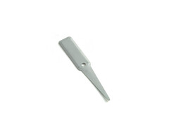 De Wiltfang Steeketiketten recht - Aluminium - 10 cm - 10 stuks