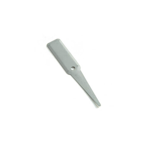 De Wiltfang Steeketiketten recht - Aluminium - 10 cm - 10 stuks