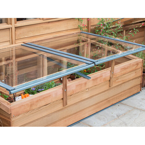 De Wiltfang Koude bak - Red Cedarhout - 165 x 86 x 47 cm