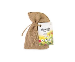 Blossombs Jute cadeauzakje - 8 zaadbommetjes