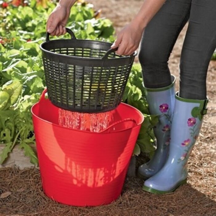 Tubtrugs Tubtrug rood - 26 of 38 liter - Hitte- en vriesbestendig - 0,7 kg