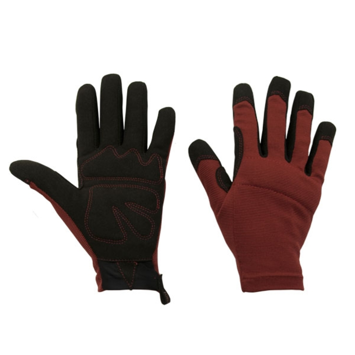 Foxgloves Works handschoenen - Rood - S t/m XL - Versterkte vingertoppen