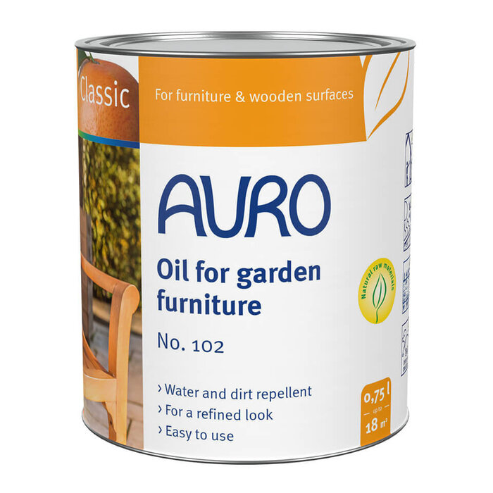 Auro 102 Tuinmeubelolie - 0,75 liter