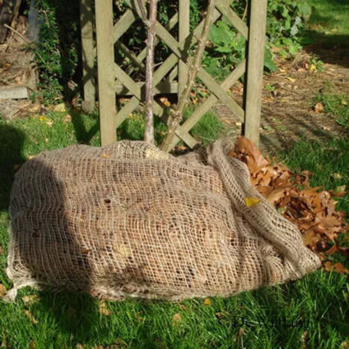 De Wiltfang Jute zakken voor bladeren - 3 stuks - Isolatie