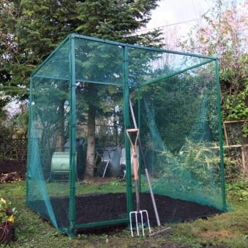 GardenSkill Fruitkooi Aluminium - Groen -  2 x 2 x 2 meter