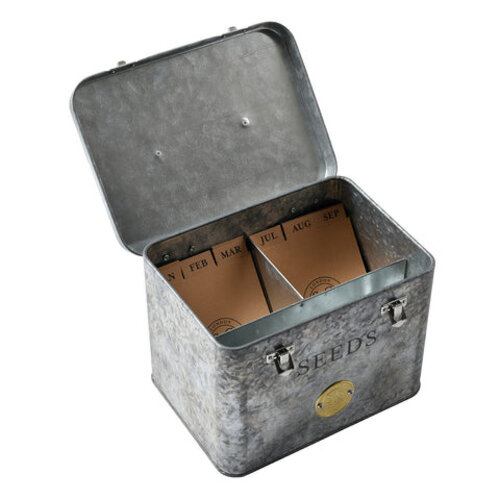 Burgon & Ball Sophie Conran - Bewaarblik zaden - Gegalvaniseerd