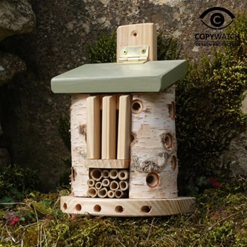 Wildlife World Insectenhuis - FSC-hout - 23,8 cm - Voor solitaire bijen