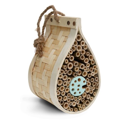Wildlife World Bijenhotel met bamboe nestbuizen - Druppelvorm