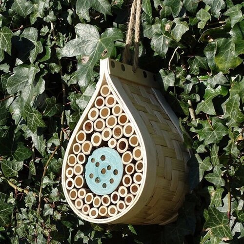 Wildlife World Bijenhotel met bamboe nestbuizen - Druppelvorm