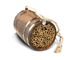 Wildlife World Bijenhotel - Wijnvat ontwerp - Hangend - 18 cm