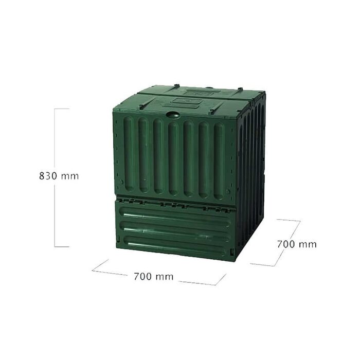 Garantia Compostvat Eco King 400 liter - Groen of zwart