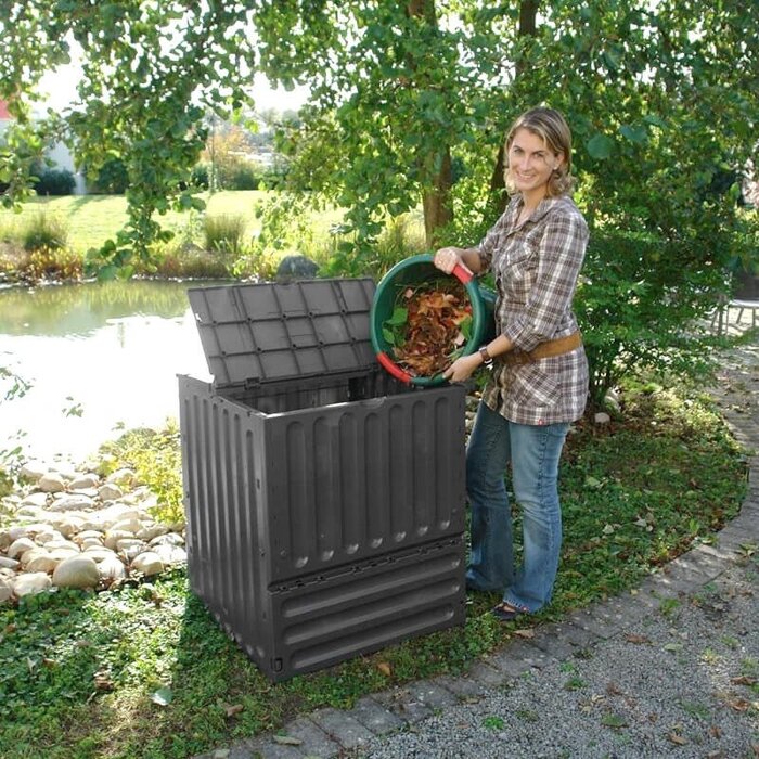 Garantia Compostvat Eco King 400 liter - Groen of zwart