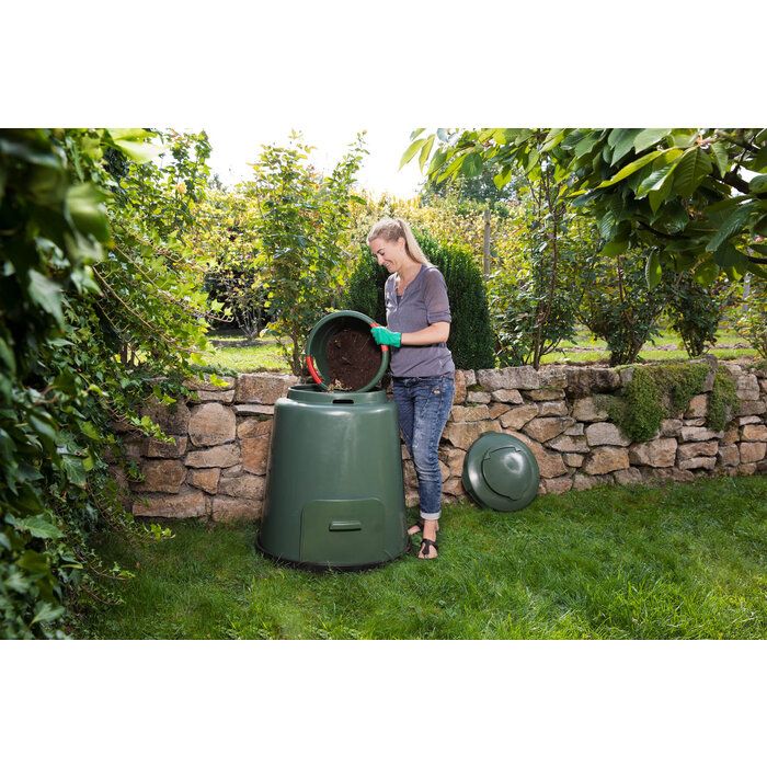 Garantia Compostvat Eco 280 liter - Groen - Beluchtingsplaat