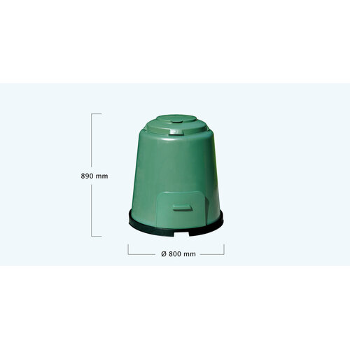 Garantia Compostvat Eco 280 liter - Groen - Beluchtingsplaat