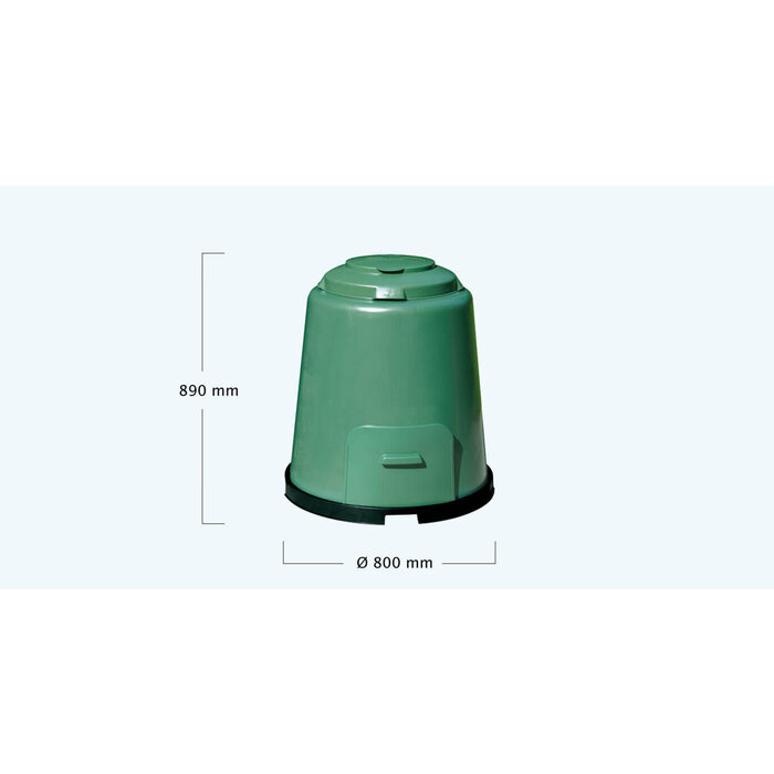 Garantia Compostvat Eco 280 liter - Groen - Beluchtingsplaat