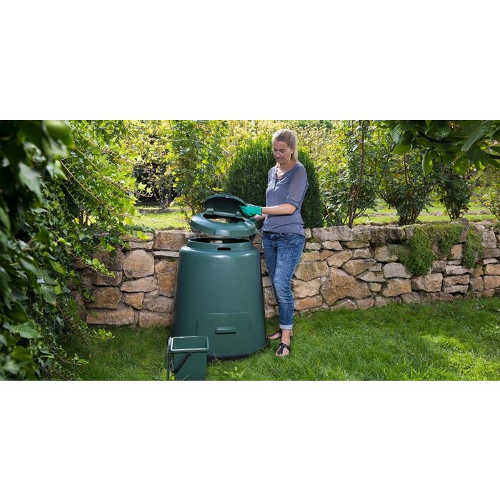 Garantia Compostvat Eco 280 liter - Groen - Beluchtingsplaat
