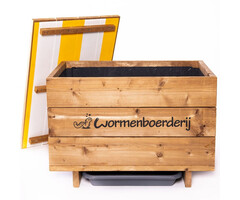 Wormenboerderij Wormenhotel hout - Gerecycled
